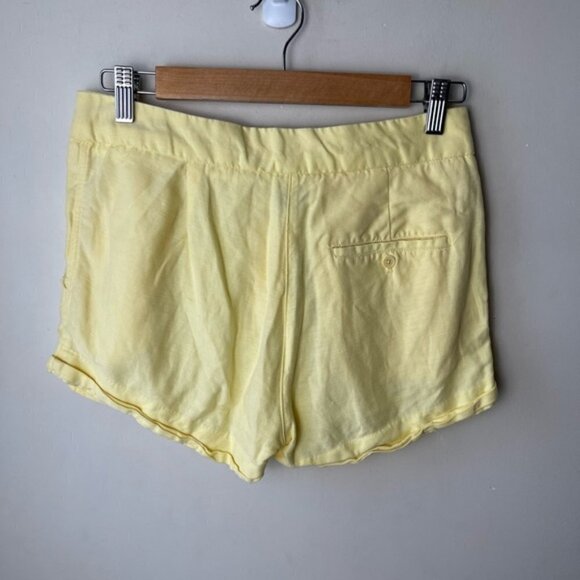 ARITZIA Wilfred linen blend Allegra Short yellow size 0 - Picture 2 of 9